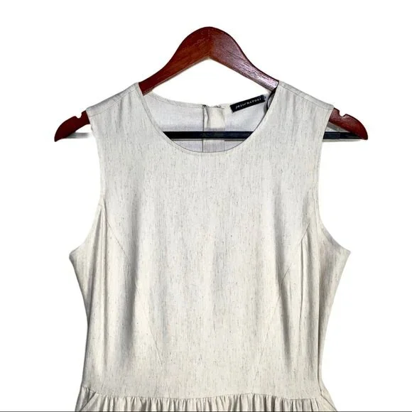josie embroidered linen midi dress Anewsta Women's Long Sleeve Lace Solid Color Dress